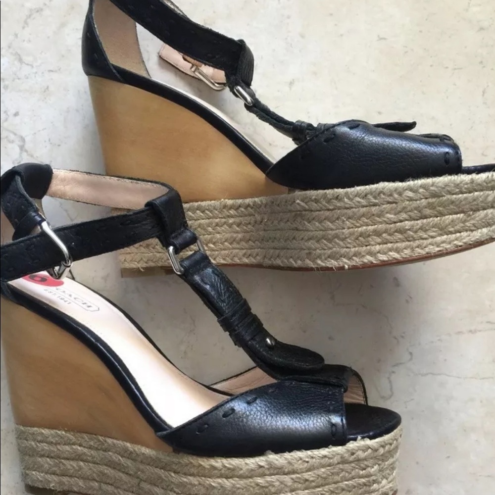 COACH Wedge Sandals - Picture 3 of 7